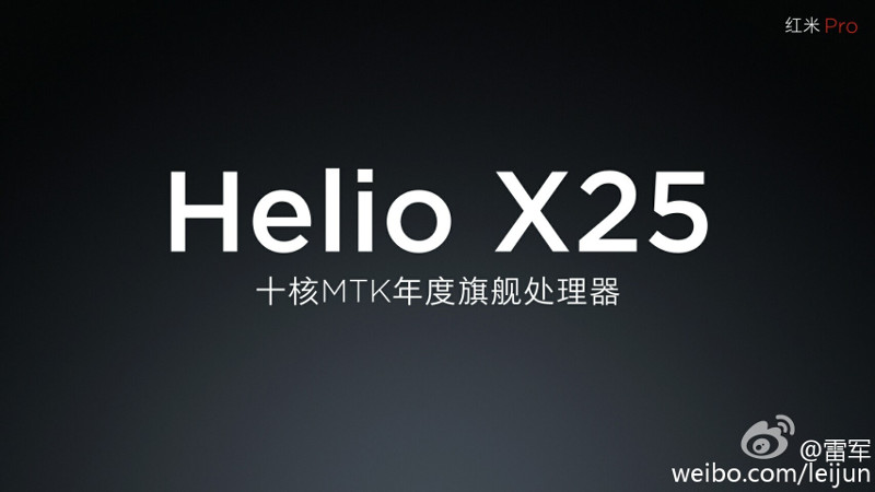Xiaomi Redmi Pro Helio X25