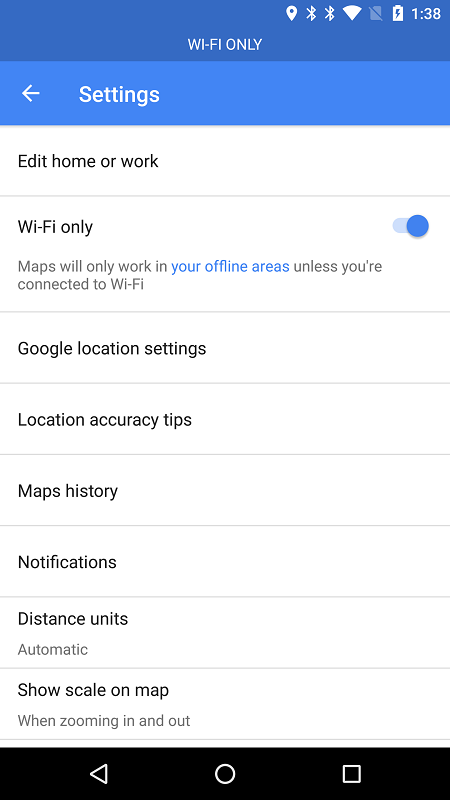 google maps Wifi
