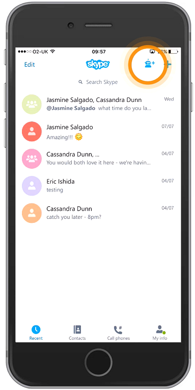 skype bot ios