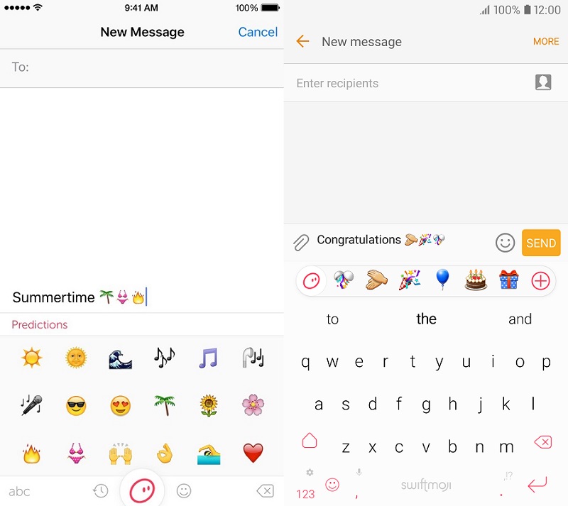 swift emoji keyboard