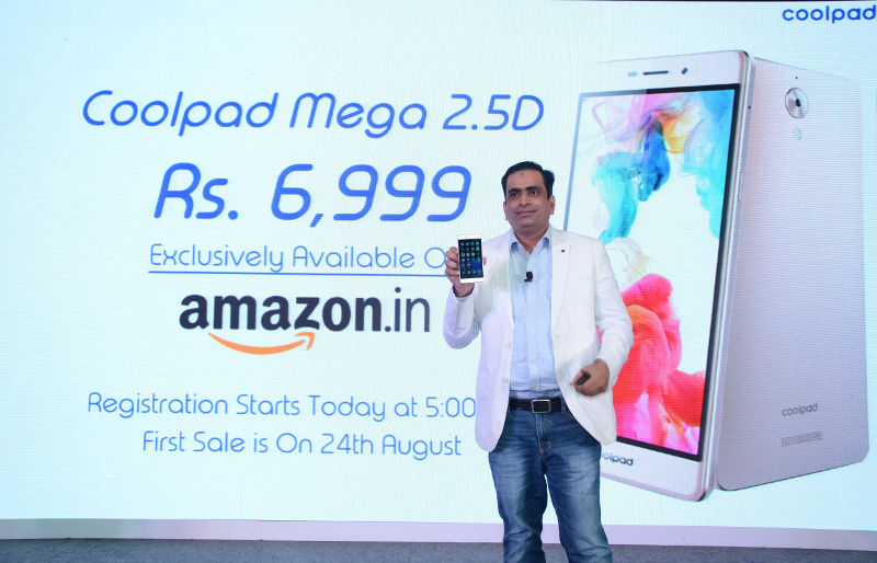 Coolpad Mega 2.5D India launch