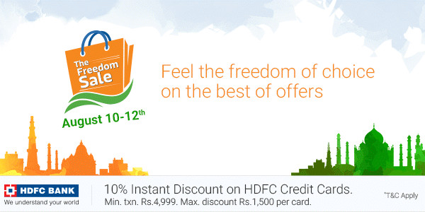 Flipkart Freedom sale