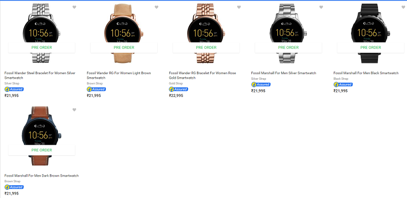 fossil-flipkart