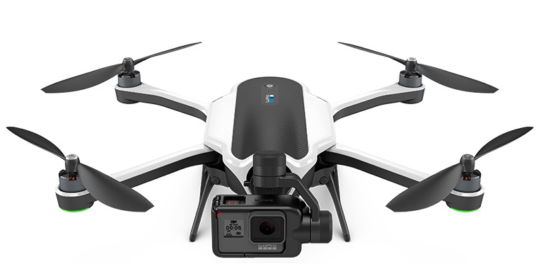 Drones that can store hold a gopro