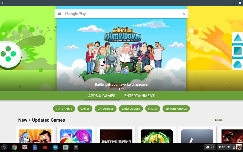 play store chrome app