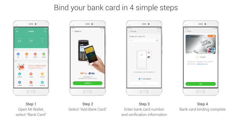 Xiaomi Mi Pay Card Binding process