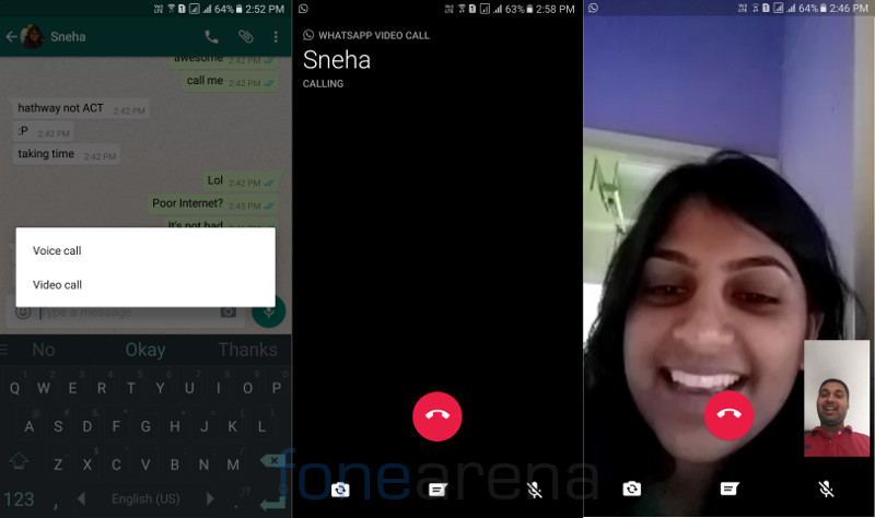 whatsapp video call download free for android