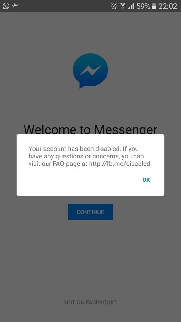 facebook-messenger-disabled