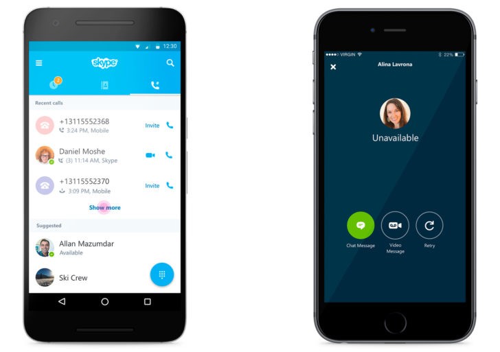 how to get anonymous voice on mobile skype