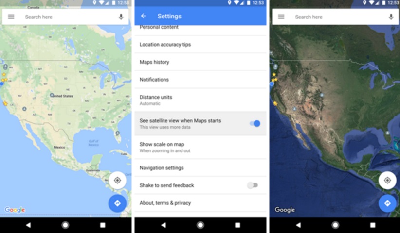 Google maps android beta