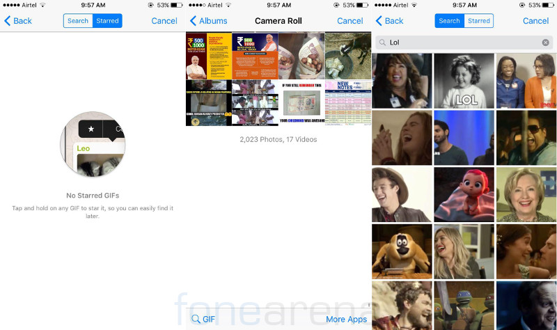 Como enviar GIFs no WhatsApp para iPhone