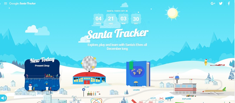 Google's Santa Tracker lets you play games and learn coding as you