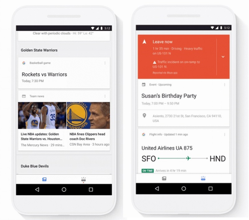 Google Search app update gets divided into and Feed tabs