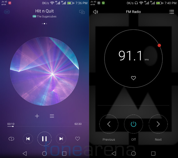Honor 6X Music Player and FM Radio