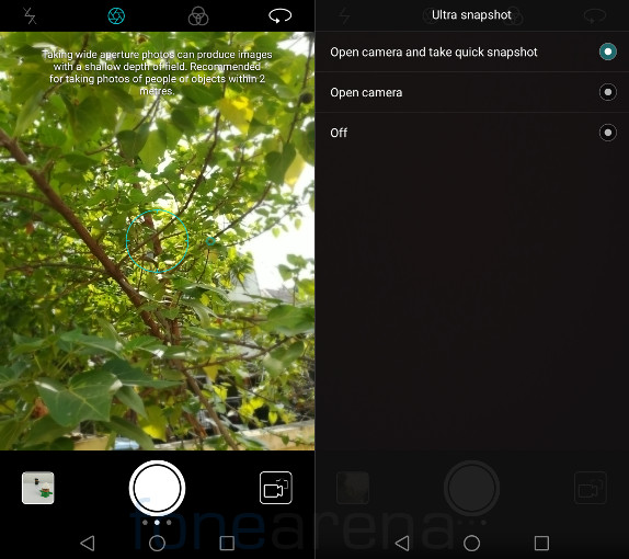 Honor 6X wide aperture and Ultra Snapshot