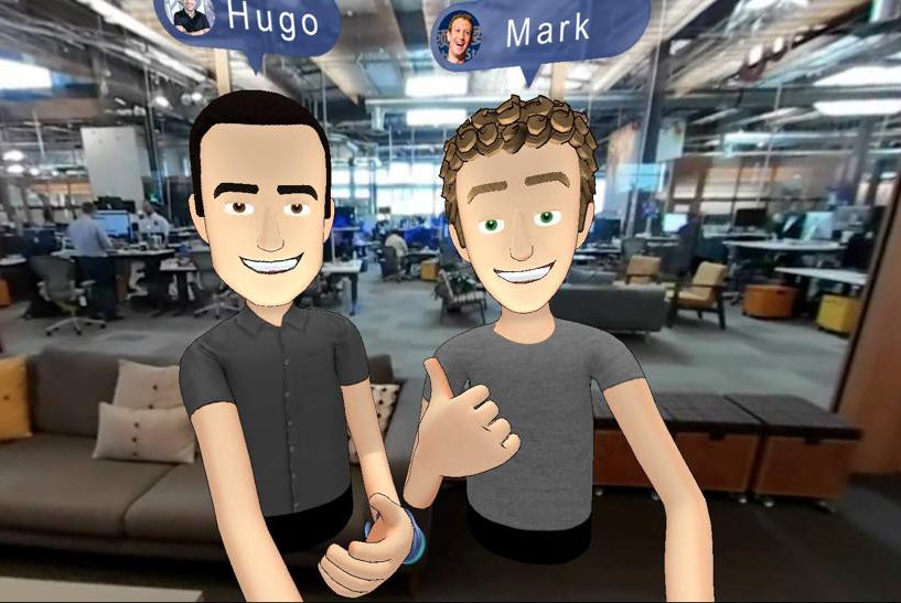 Hugo Barra and Mark Zuckerberg VR