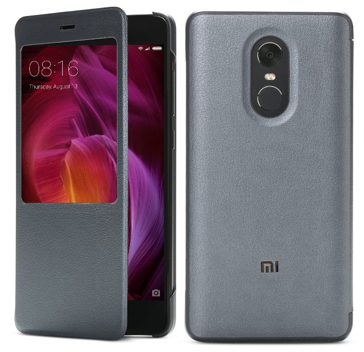 Xiaomi Redmi Note 4 Back Cover Smart View Flip Case