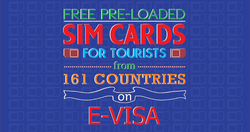 Free pre-loaded SIM cards for Tourists in India