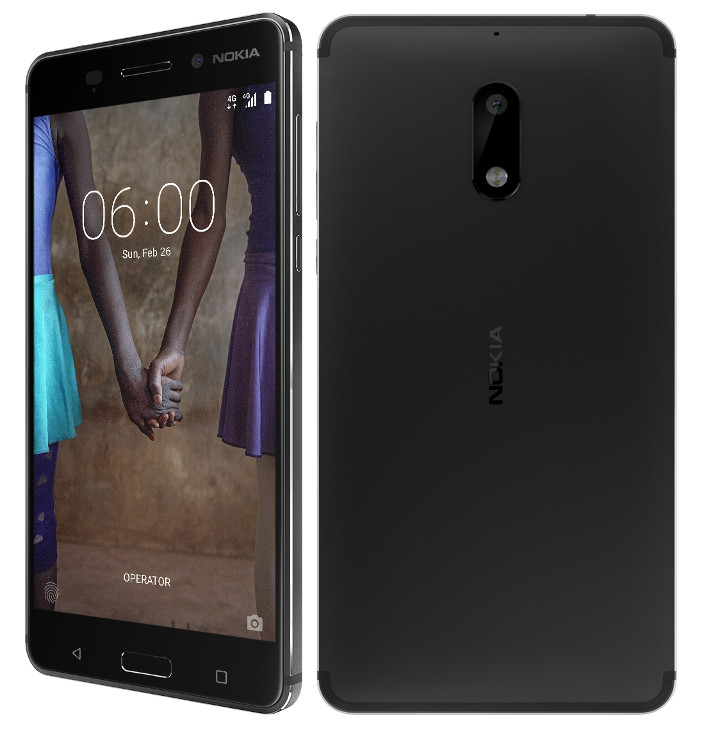 Nokia 6 with 5.5 inch 1080p display 4GB RAM metal body Android