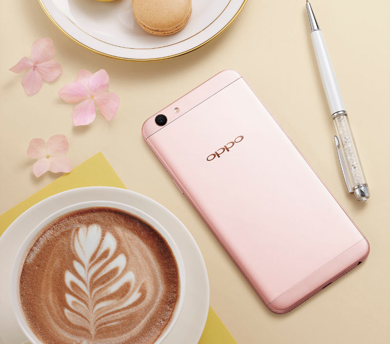 OPPO F1s Rose Gold