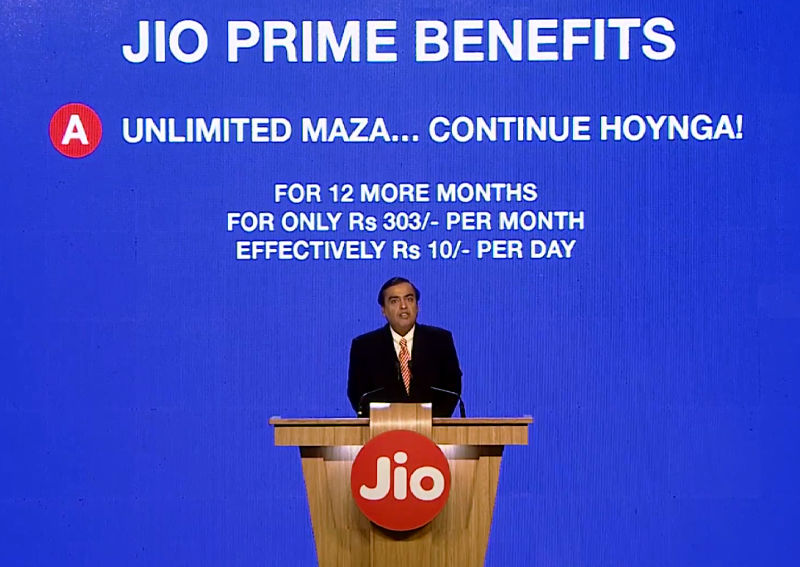 Reliance Jio Prime benefits