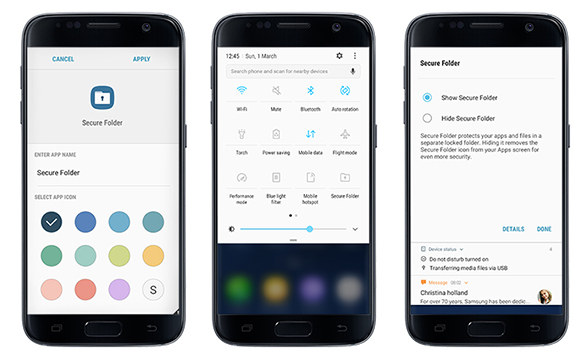 Samsung Secure Folder for Galaxy S7 and S7 edge released officially