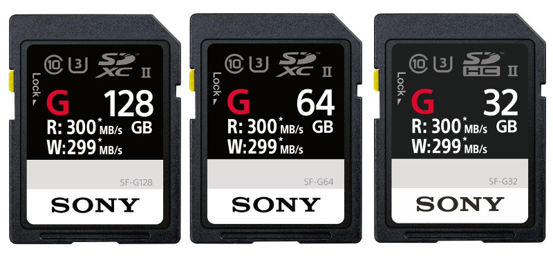 Sony SF-G Series UHS-II SD card