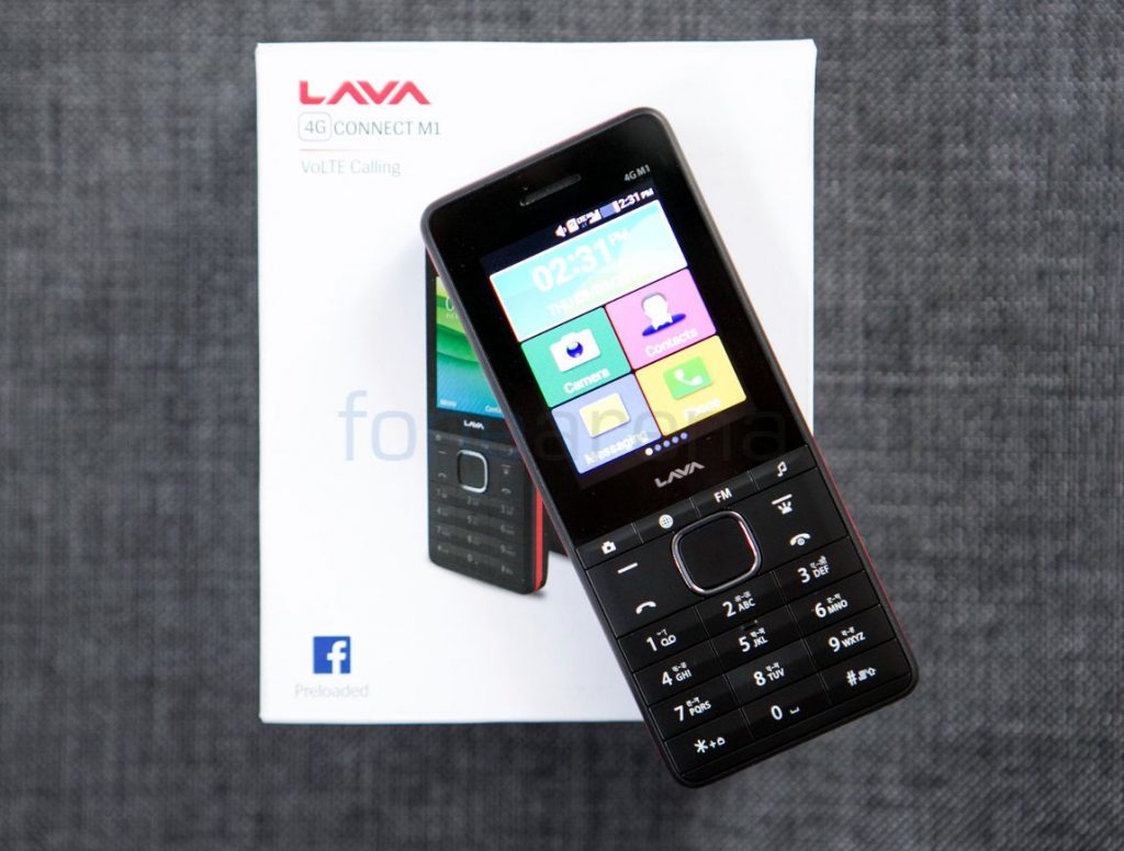 Lava 4G Connect M1 Unboxing – 4G VoLTE feature phone