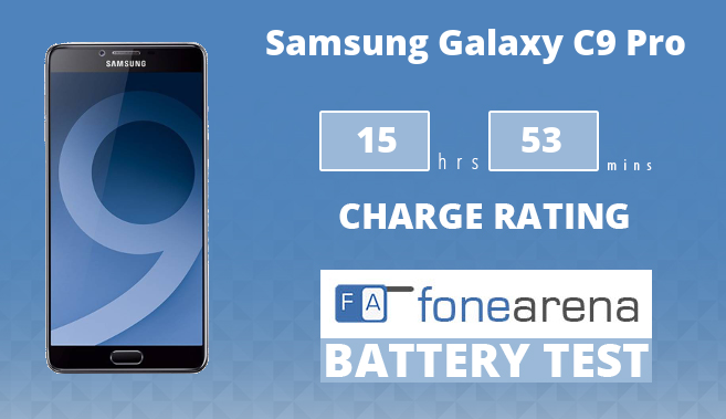 Samsung Galaxy C9 Pro FA One Charge Rating