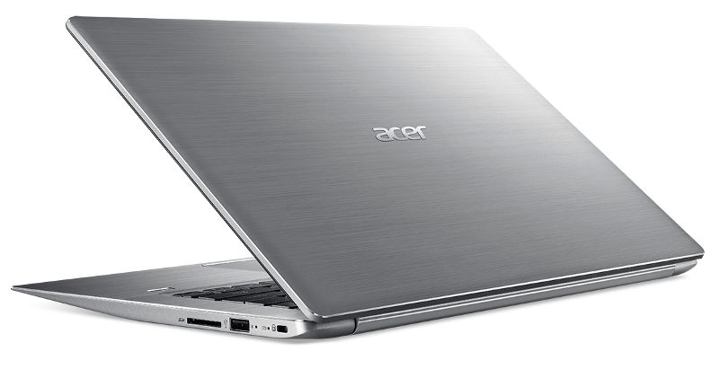 Acer Swift 3 aluminium back