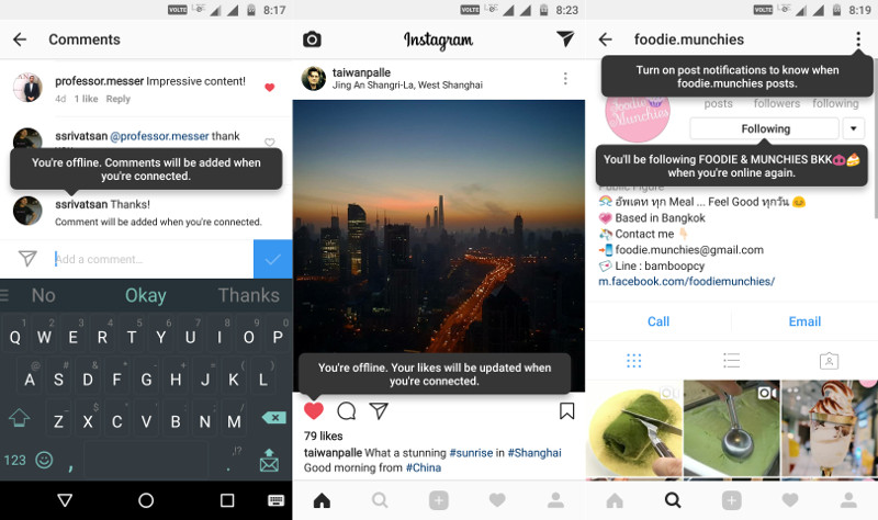 Instagram for Android Offline