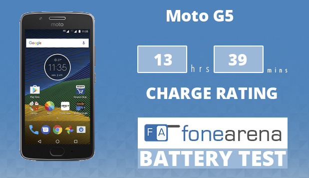 Moto G5 FA One Charge Rating