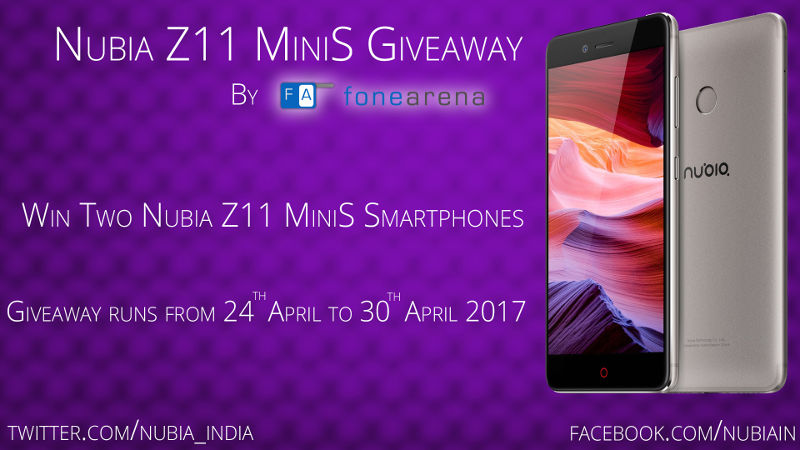 Nubia Z11 MiniS Giveaway