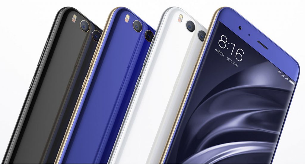 Xiaomi Mi 6 colors