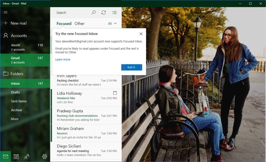 google email program for windows 10