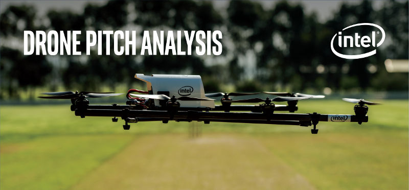 Intel Falcon 8 Drone for pitch analysis