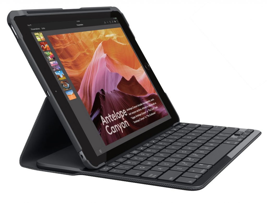 Logitech Slim Folio keyboard case for 9.7-inch iPad with up to 4 years