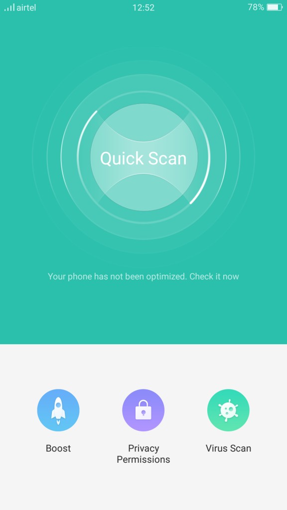 Oppo-F3-Cleaner-VIrus-scanner