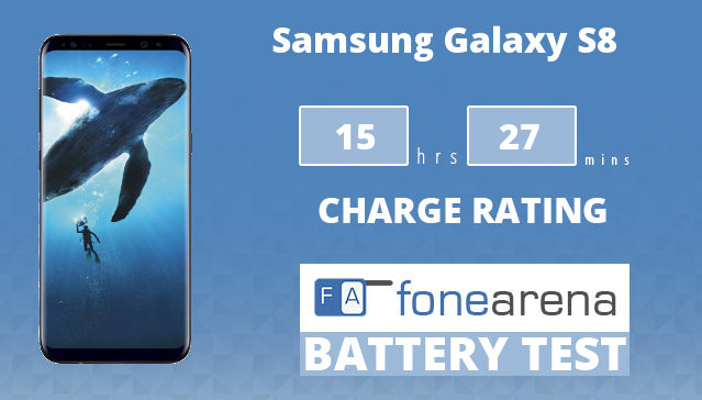 Samsung Galaxy S8 FA One Charge Rating