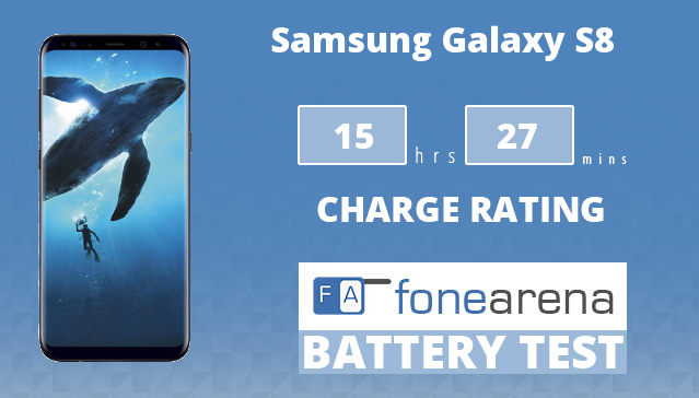 Samsung s8 on sale battery life