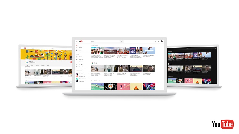 youtube new look