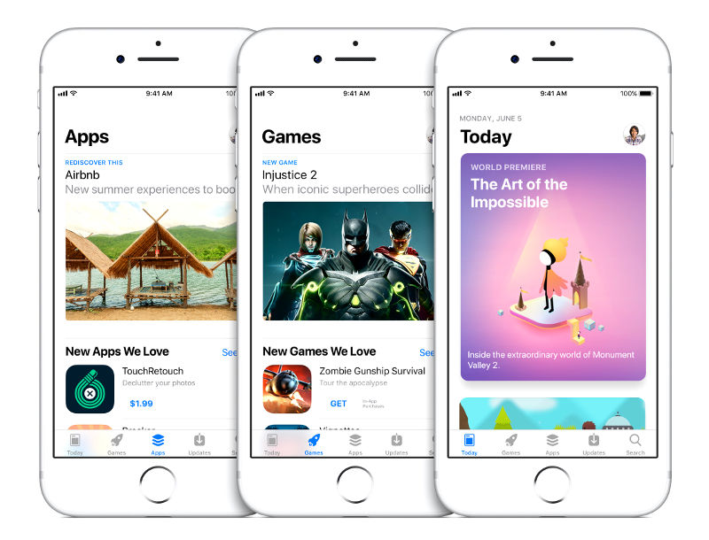 Apple iOS 11 New App Store