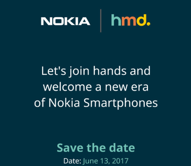 HMD Nokia Android Smartphones invite June 13 India