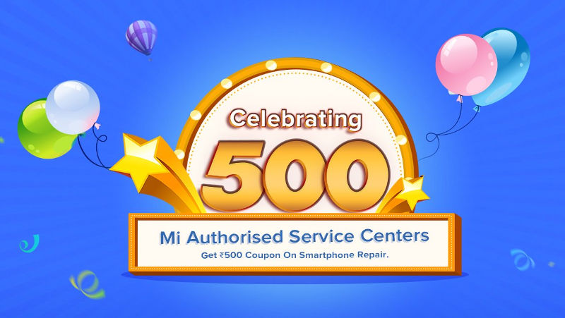 Xiaomi 500 service centers in India