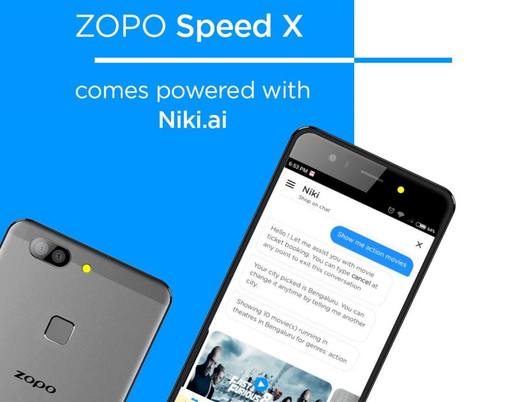 ZOPO Speed X colors Nikiai