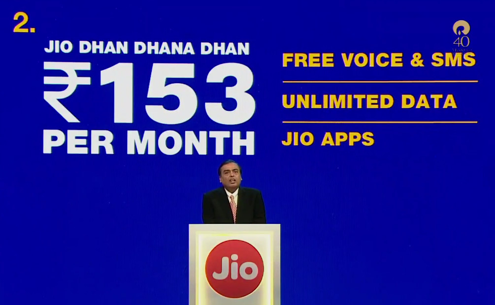 JioPhone Dhan Dhana Dhan 153