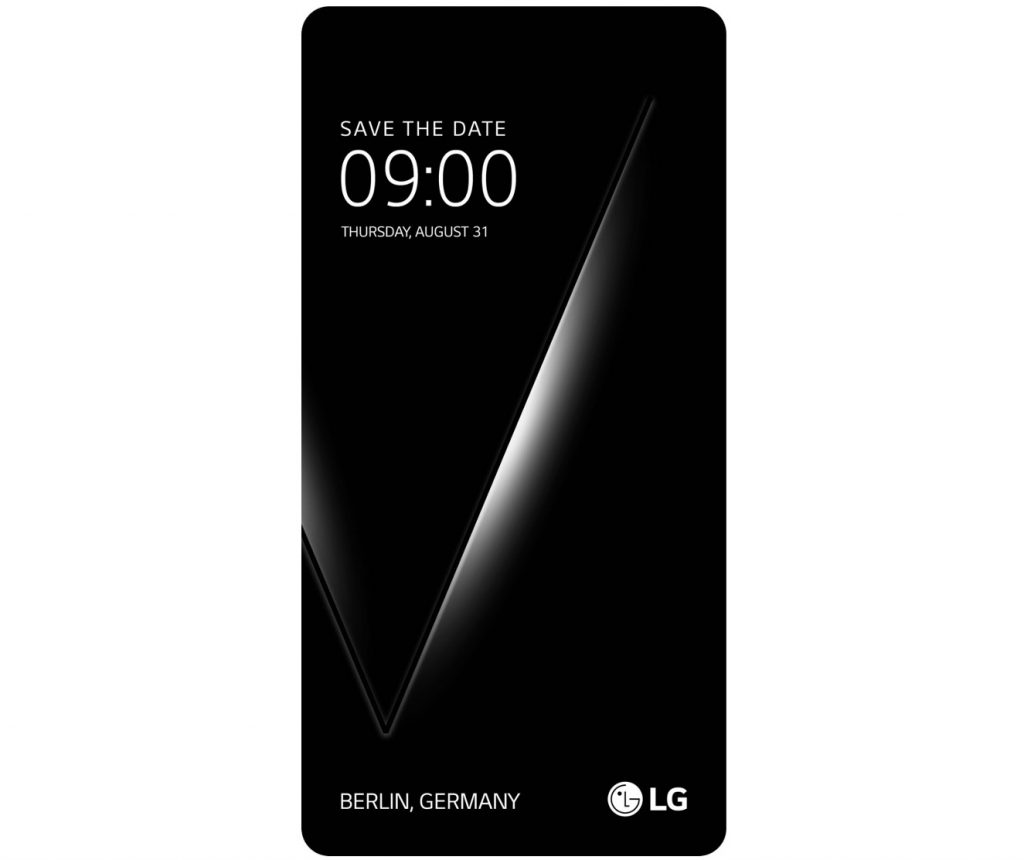 LG V30 August 31 IFA 2017 invite