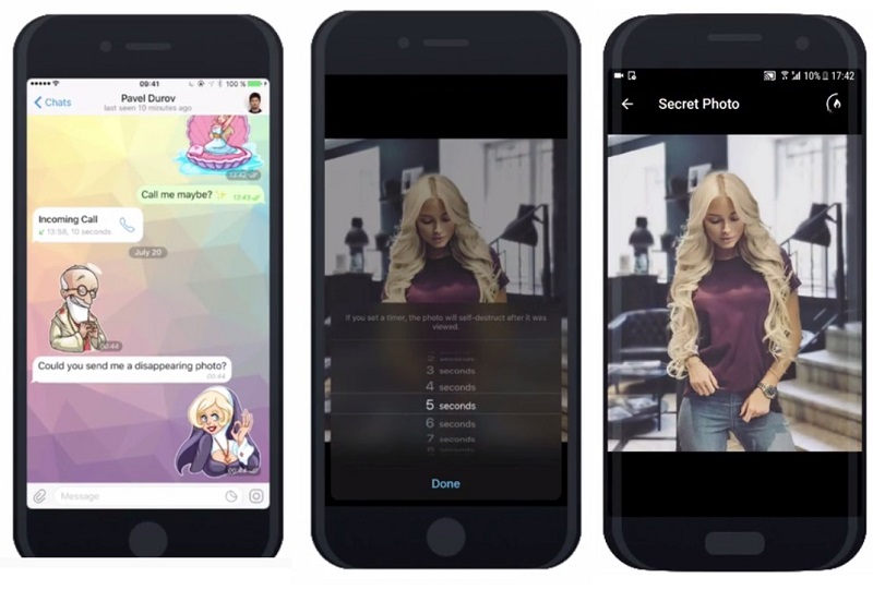 Telegram now lets you share disappearing photo and videos