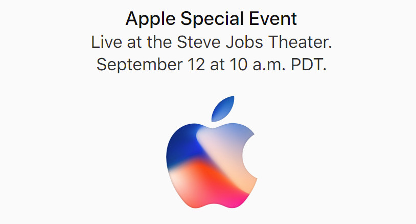 Apple iPhone 8 event September 12 invite