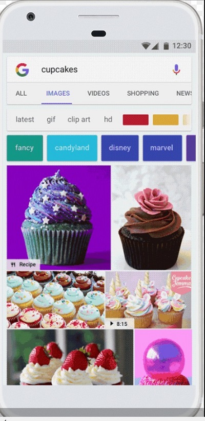 Google Image Search gets badges for recipes, videos to classify results